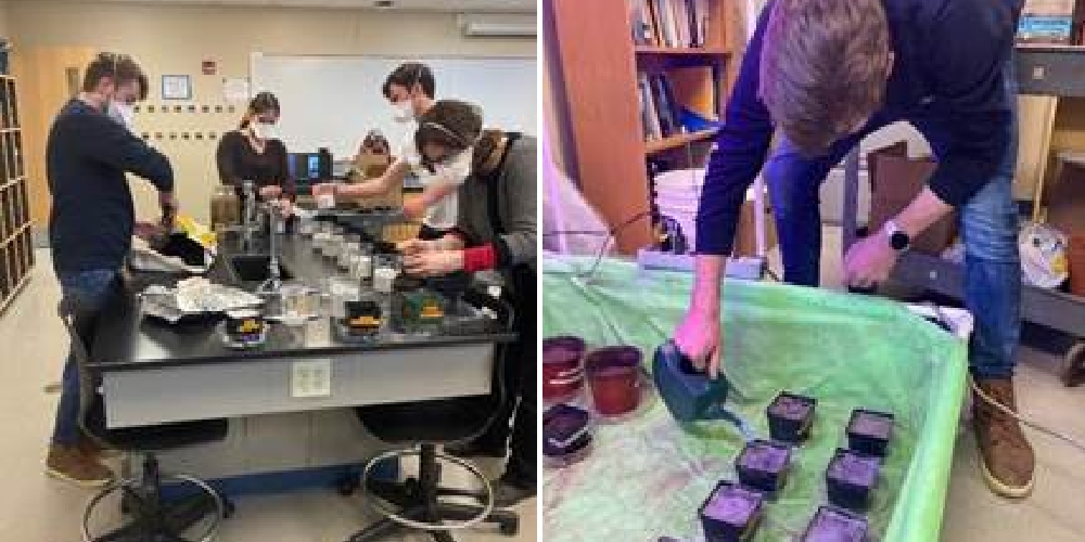 NHTI Students Learning to Grow Crops on the Moon and Mars