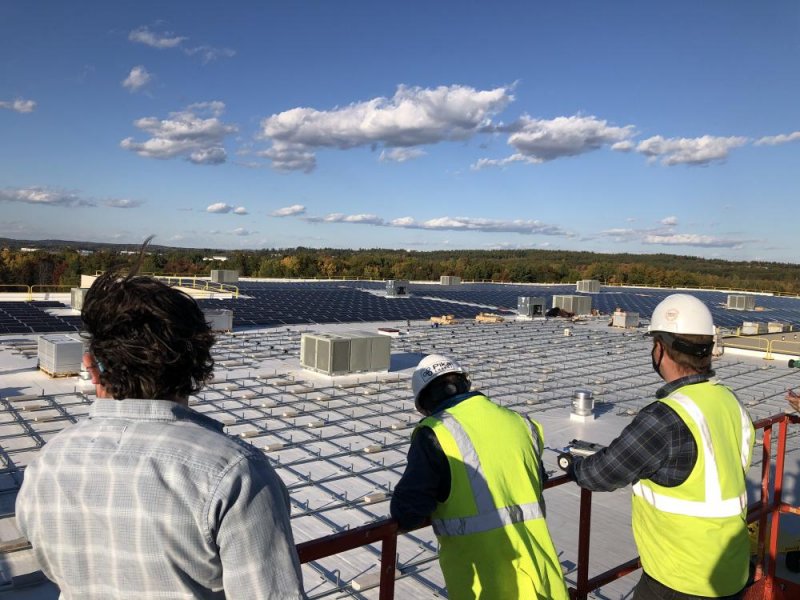 rooftop solar array