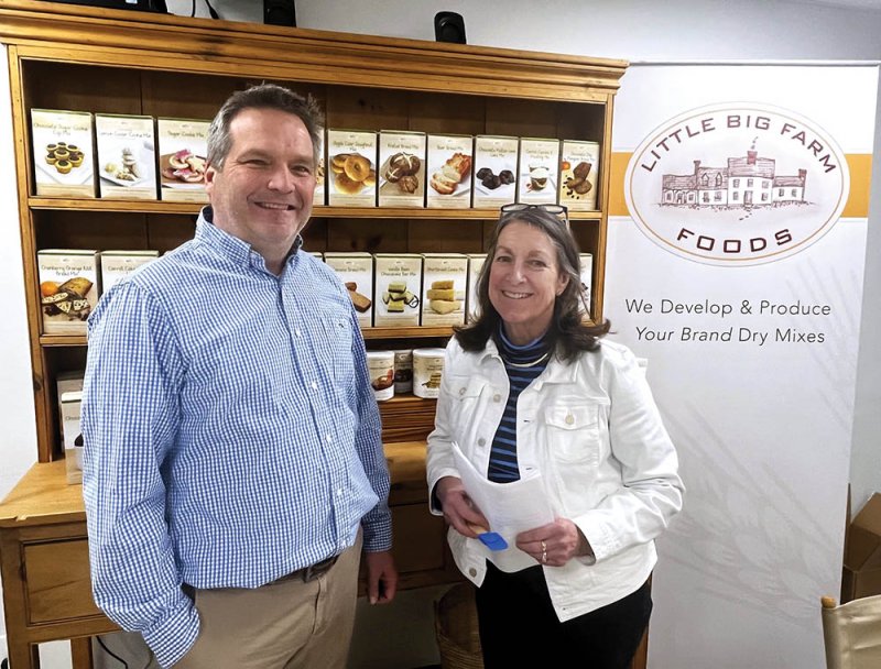 Little Big Farm Foods COO Gus Bybee, left, and CEO Ferns Phillips.