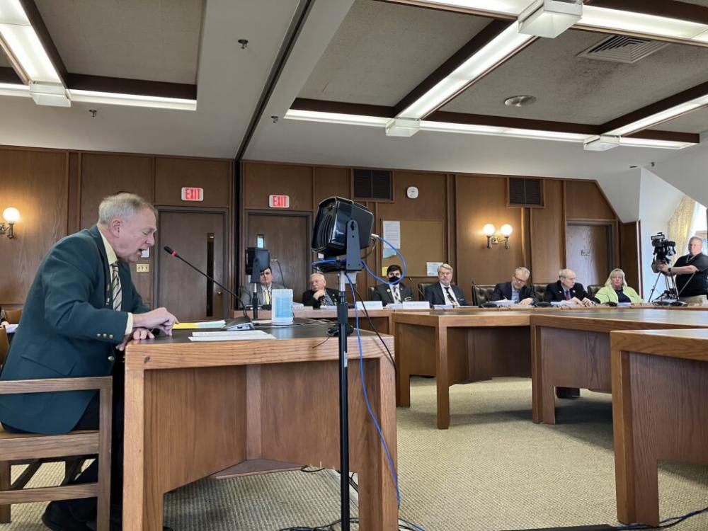 Rep Moffett testifies