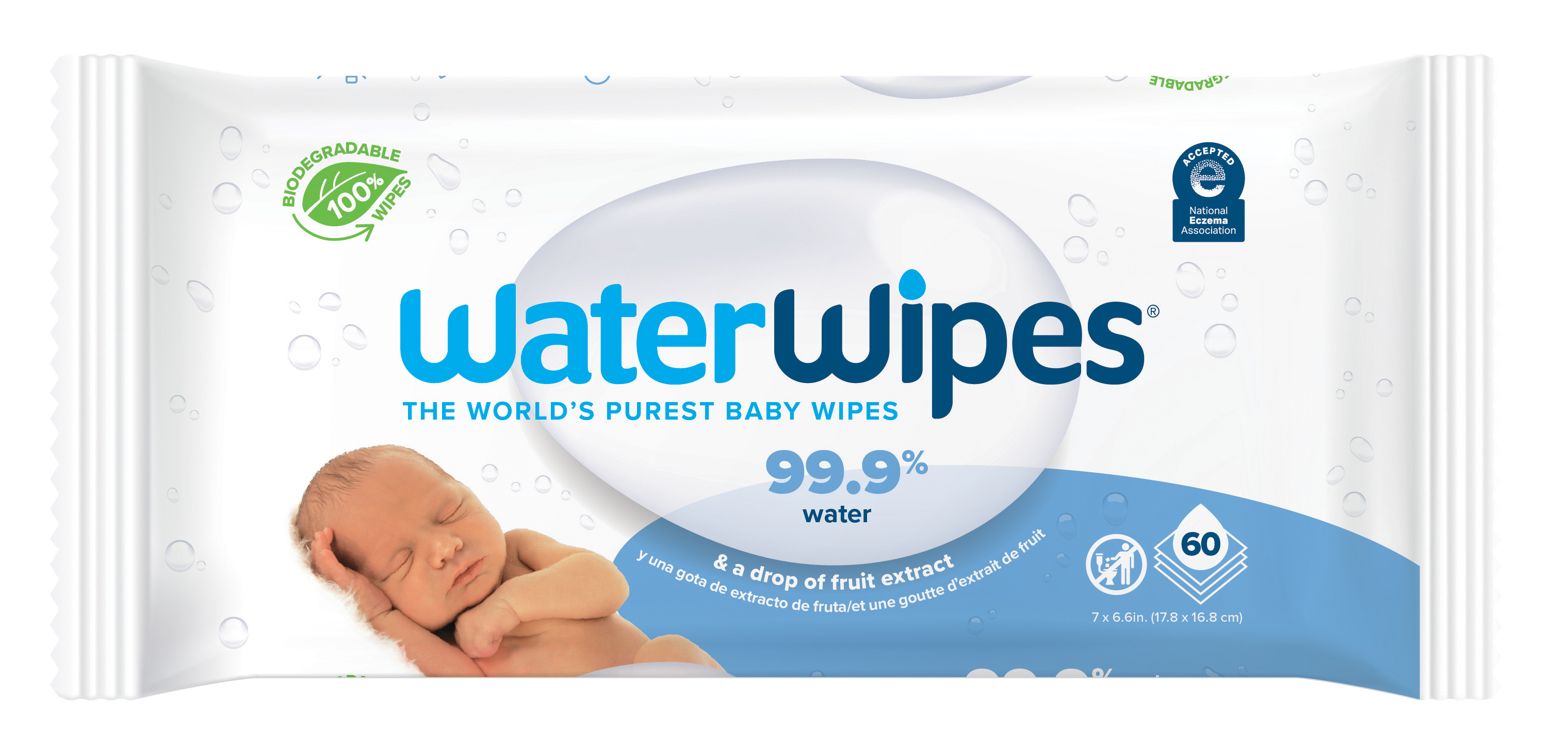 WaterWipes Biodegradable and Plastic-Free WaterWipes Biodegradable and Plastic-Free