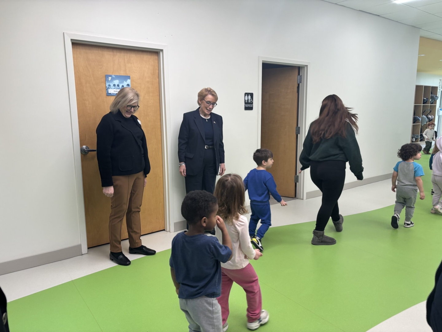 Newly Renovated Merrimack YMCA Child Care Center Brings Officials for a Visit