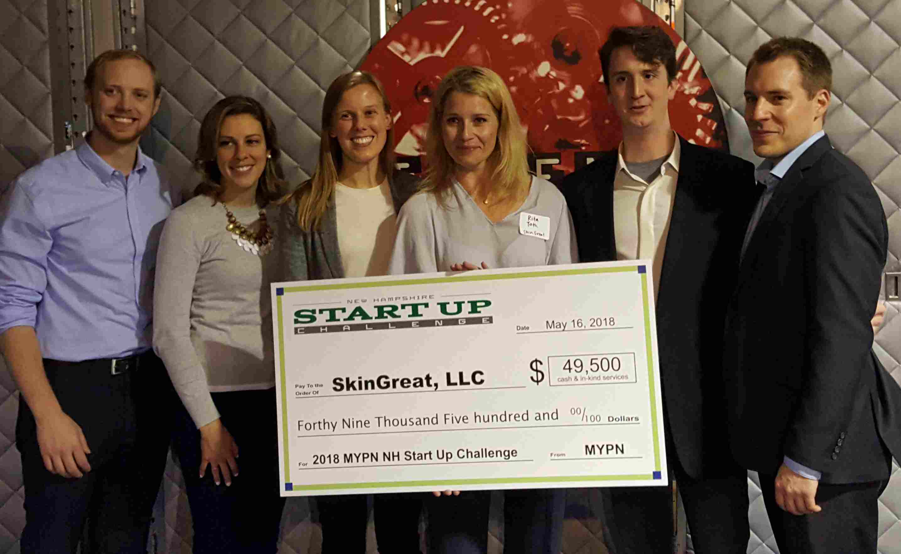 SkinGreat wins 2018 NH Startup Challenge