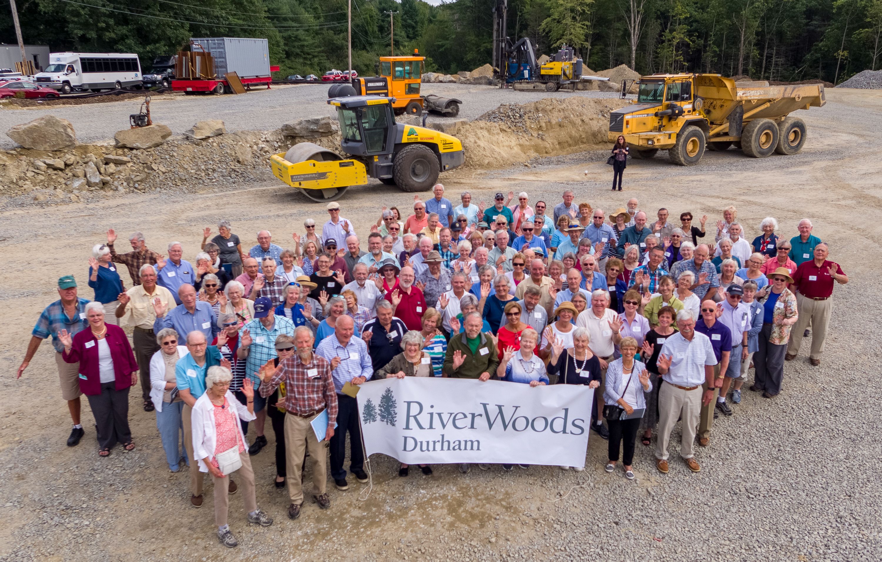 Groundbreaking at RiverWoods Durham