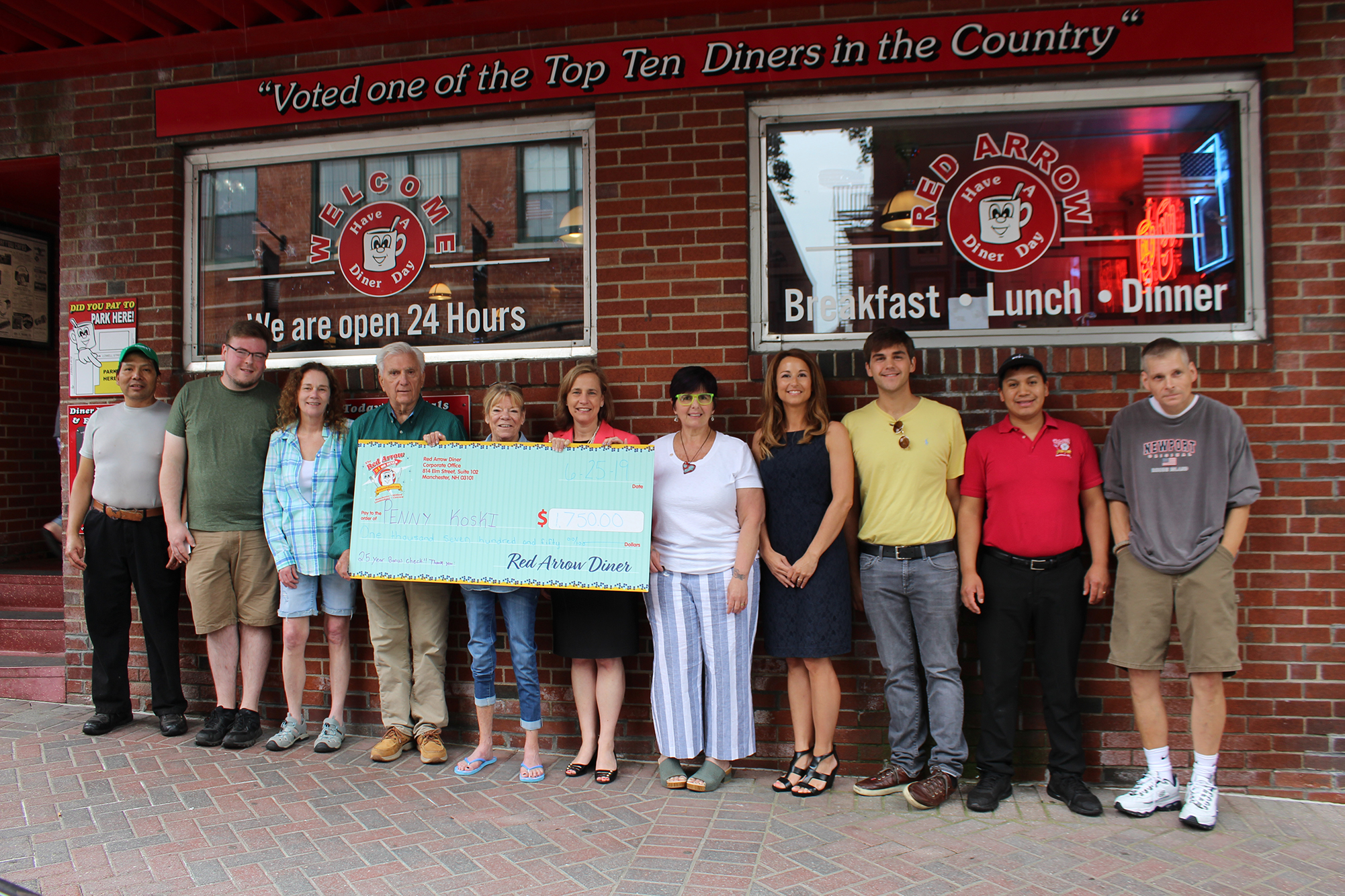 Red Arrow Diner Honors Loyal Team Members