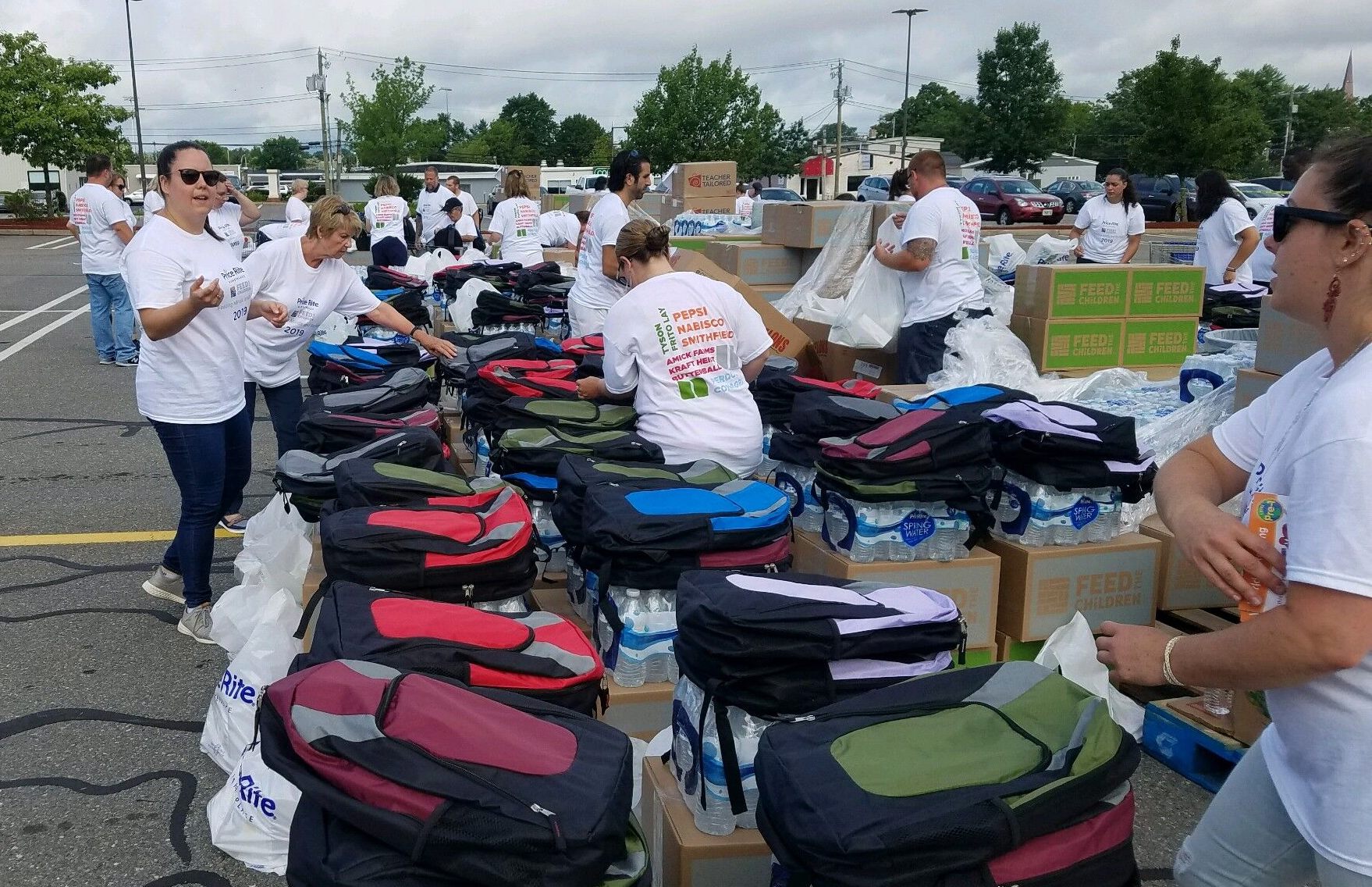 Price Rite Distributes Food and Supplies