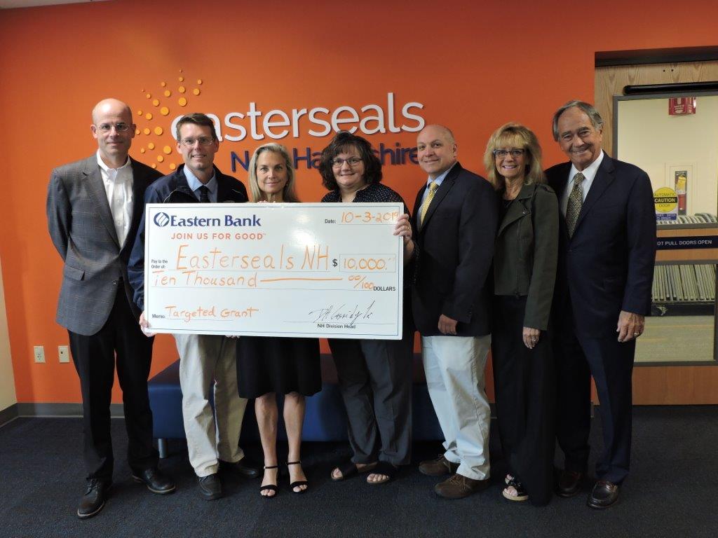 Easterseals Receives $10&comma;000 from Eastern Bank
