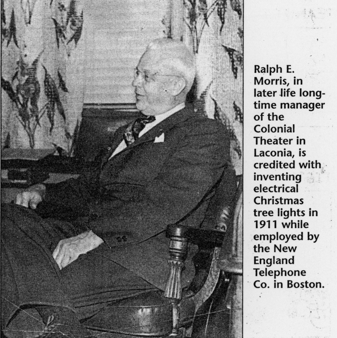 Colonial Theater and the Invention of Christmas Lights